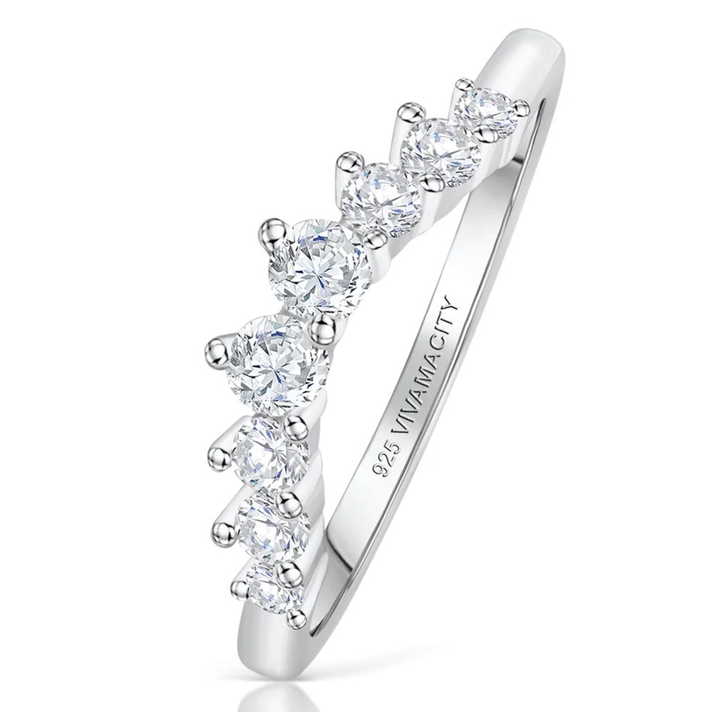 Vivamacity Silver Mixie Ring 925 Size 7